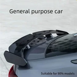 Car modification tail wing universal non perforated seagull tail spoiler splitter adhesive GT tail wing decorative accessories