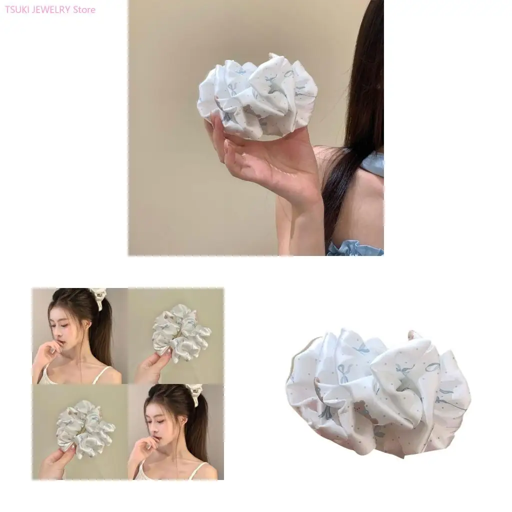 

62KE Stylish Banana Hair Clip Barrettes Decorative Bowknot Vertical Hold Structure