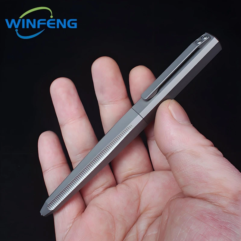 チタンウィンドウブレーカー戦術ペン、自己防衛用品、学生学校のオフィスの文房具、緊急サバイバル、高品質