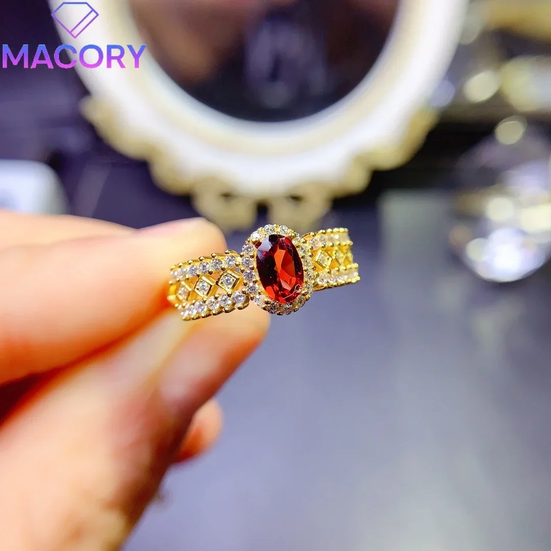 خاتم توباز طبيعي متزوج للنساء ماركة فاخرة فاخرة طبق الأصل من الفضة الإسترليني عيار 925 شهادة مجوهرات جوهرة أصلية للنساء. #3