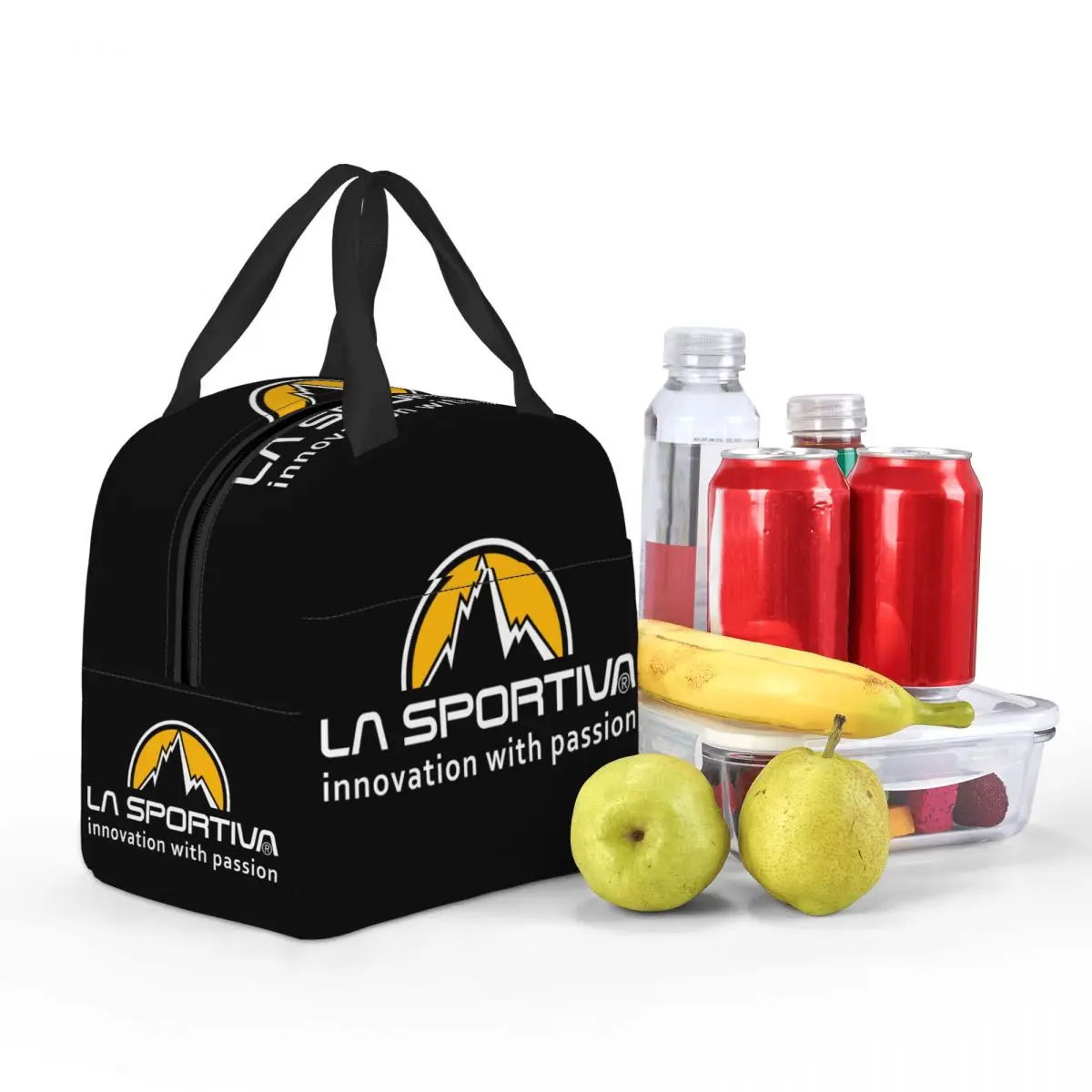 La Sportiva Insulated Lunch Bag for Work School Portable Cooler Thermal Lunch Box Women Children Food Container Tote Bags