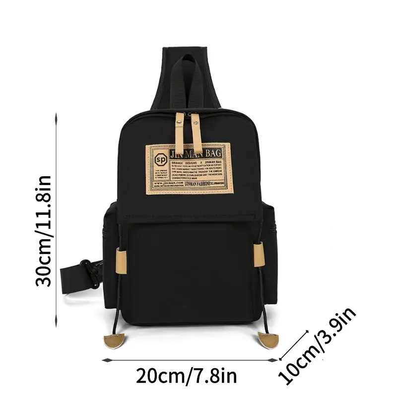 Chest Bag Shoulder Bag Women and Man Sling Crossbody Bag Messenger Waist Pack Bag Unisex