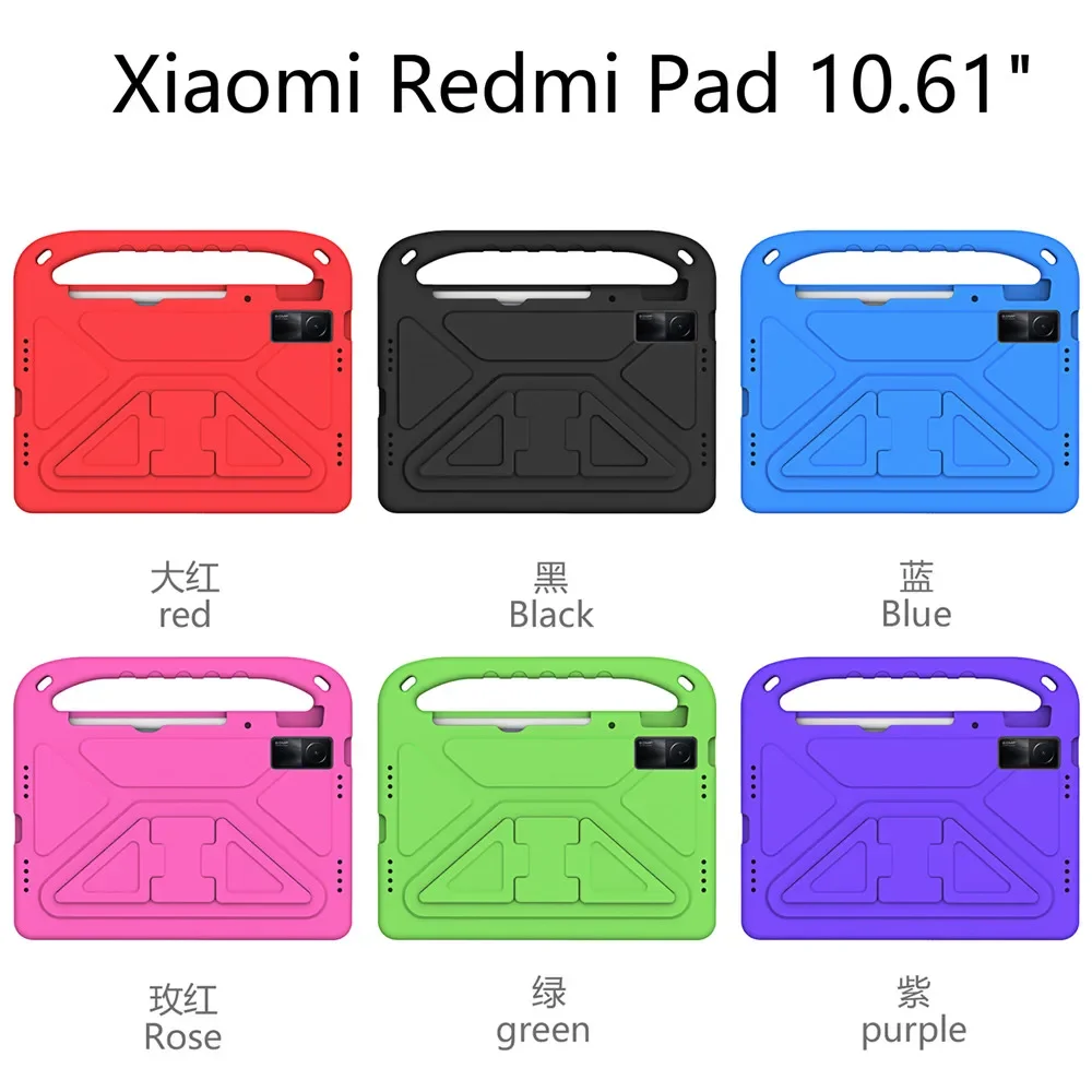 Für Xiaomi Redmi Pad 10,6 Zoll Fall Kinder Eva stoß feste Tablet Stand abdeckung für Xiaomi Mi Pad5 Mipad 5 6 Pro 11 ''Funda Para