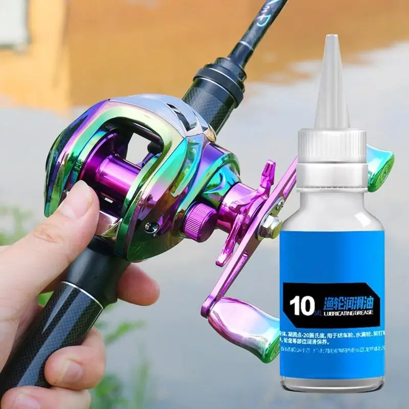 10ML Fishing Reel Oil Reel Lubricating Grease Fishing Reel Bearing Maintenance Bait Casting High Quaility Fishing Tool Lubricant