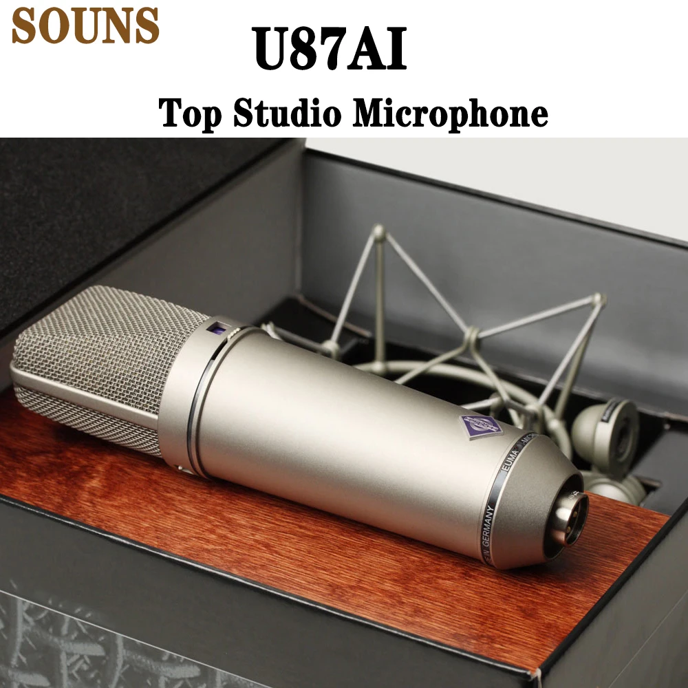 U87Ai top-level Microphone u87 ai Professional Recording Studio Audio Mic for instruments audio broadcast singing