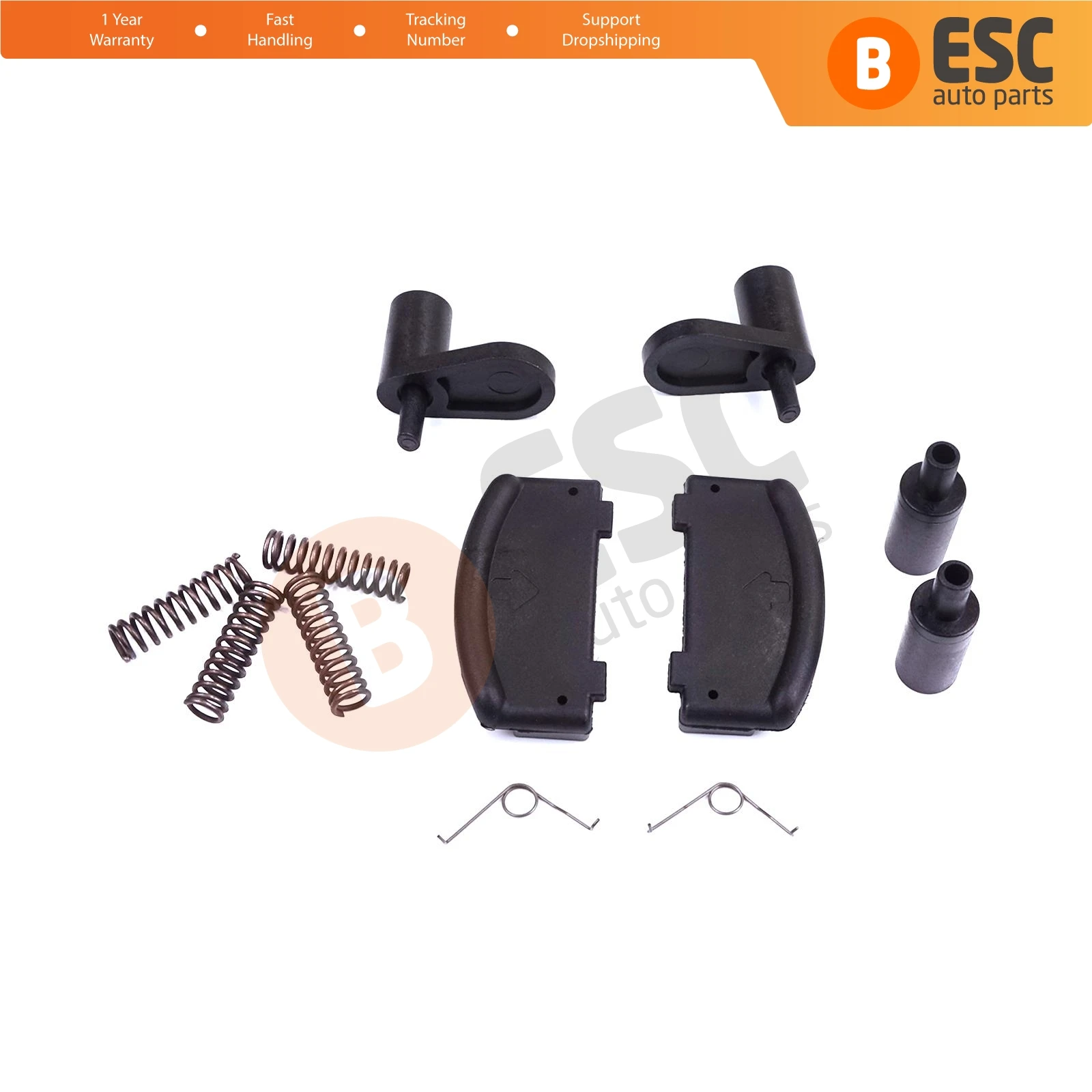 

EDP1361-1 Side Sliding Window Glass Latch Opener Grip Button Set for Ford Transit MK8 T18 V363 2013-On MWB LWB XLWB BK31B25700A