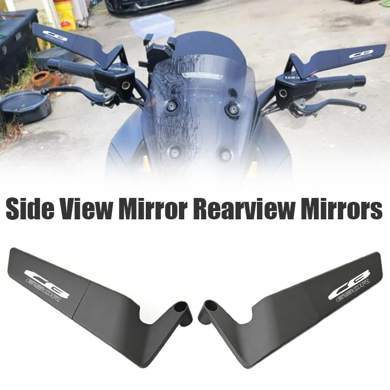 

Motorcycle Side View Mirror Rearview Mirrors Kits Rotate Adjustable For Honda CB650R CBR650R CBR 650R CB 650R Universal