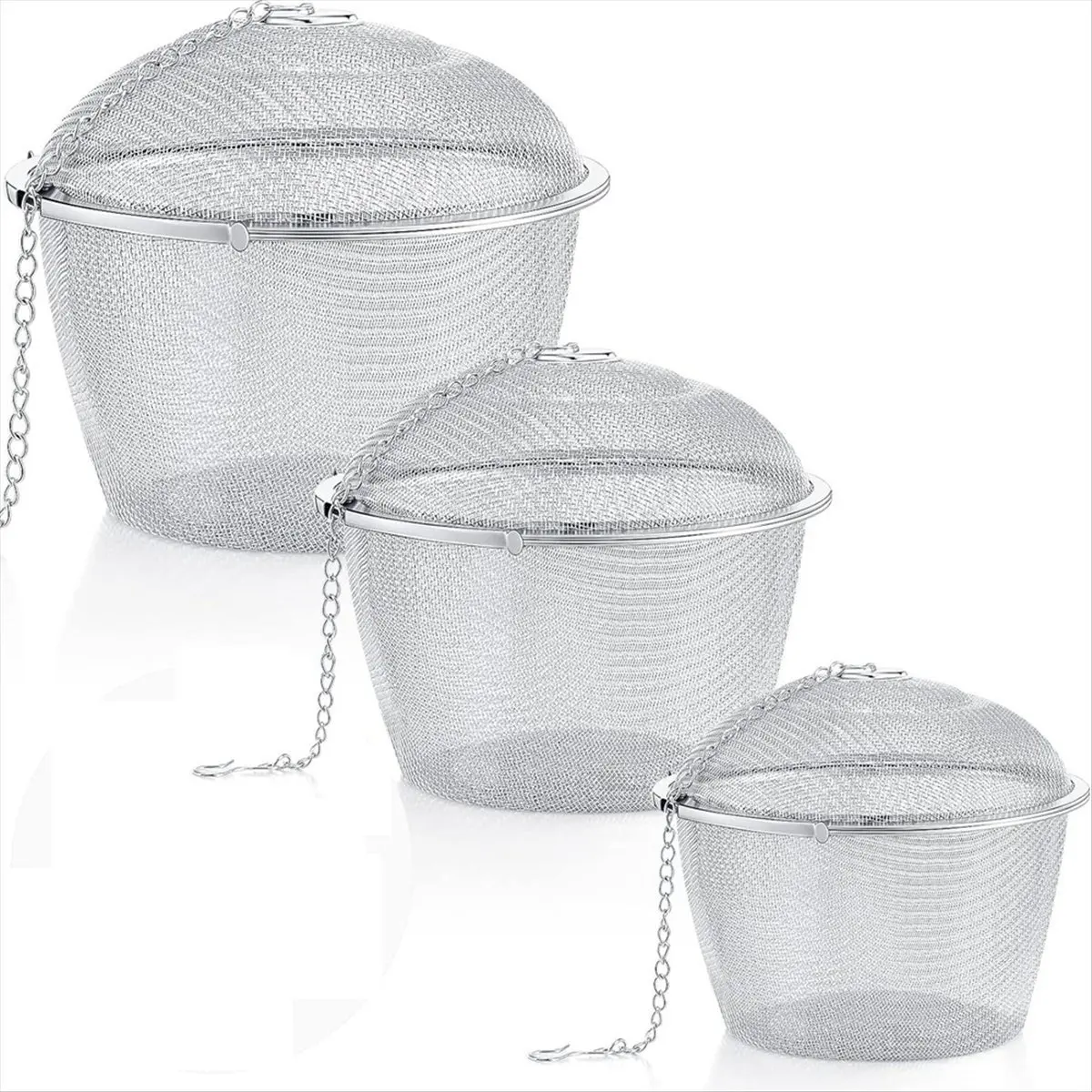 A77K 3 Pieces Ultrasonic Cleaner Baskets Ultrasonic Cleaning Solution Ultrasonic Parts Cleaner Jewelry Steam Cleaner Basket