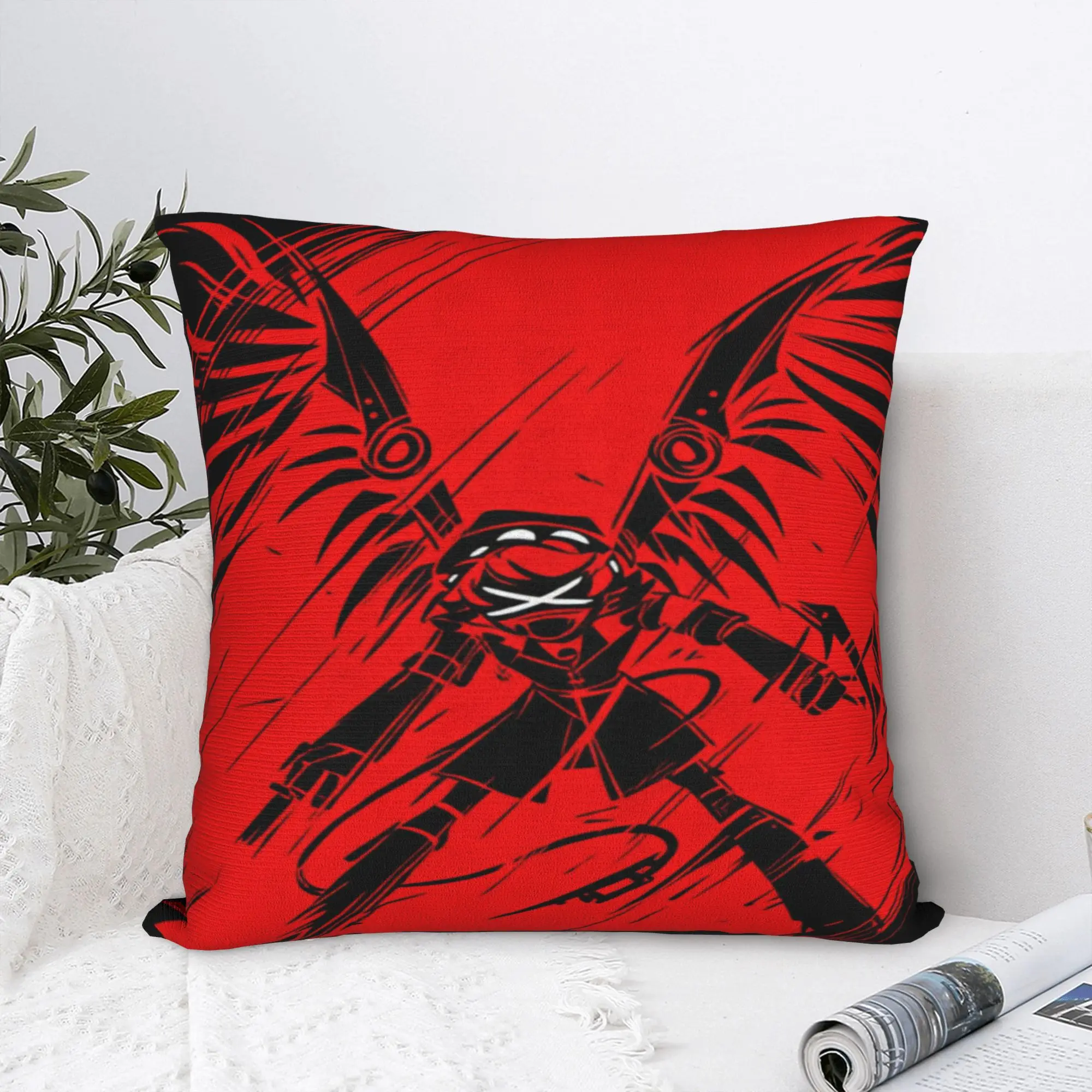 Murder Drones Uzi Doorman  Pillow Case  Novelty Pillow Cover Print Pillowcases For Sofa Bedroom Home Decor