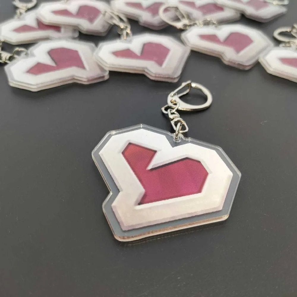 

Red Peach Heart Stainless Keychain Lover Trendy Acrylic Backpack Motorbike Car Keyring Pendant Fashion Key Ring Birthday Gift