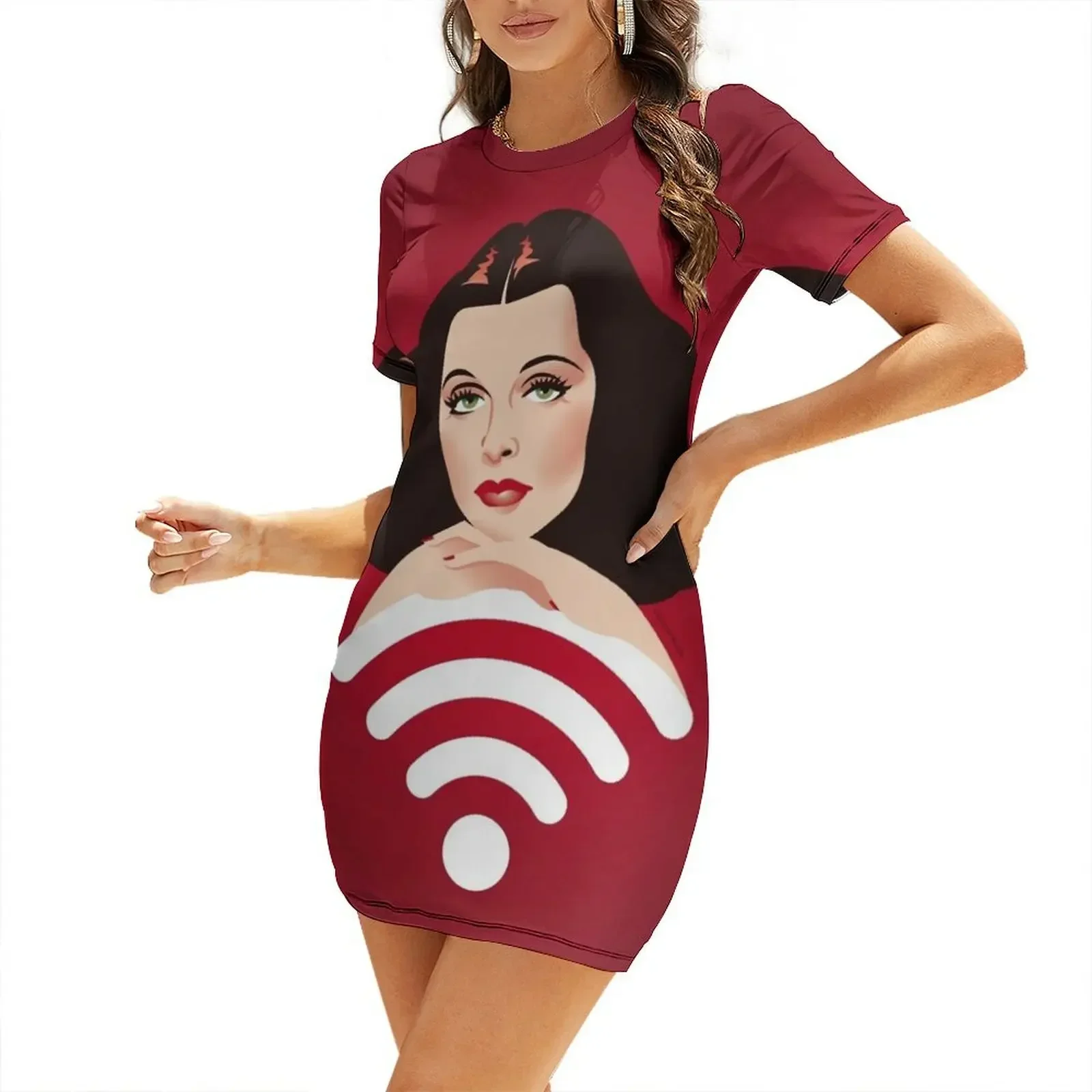 

Hedy Wifi Short-Sleeved Dress Women dresses summer dress party evening elegant luxury celebrity chic and elegant evening dress