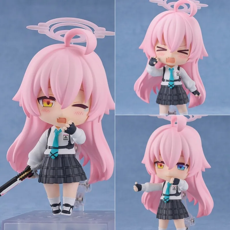 Game Blue Archive Takanashi Hoshino bewegliche Q-Version Actionfigur, niedliche Puppe, Sammlermodell, Spielzeug, Desktop-Ornament, Geschenk