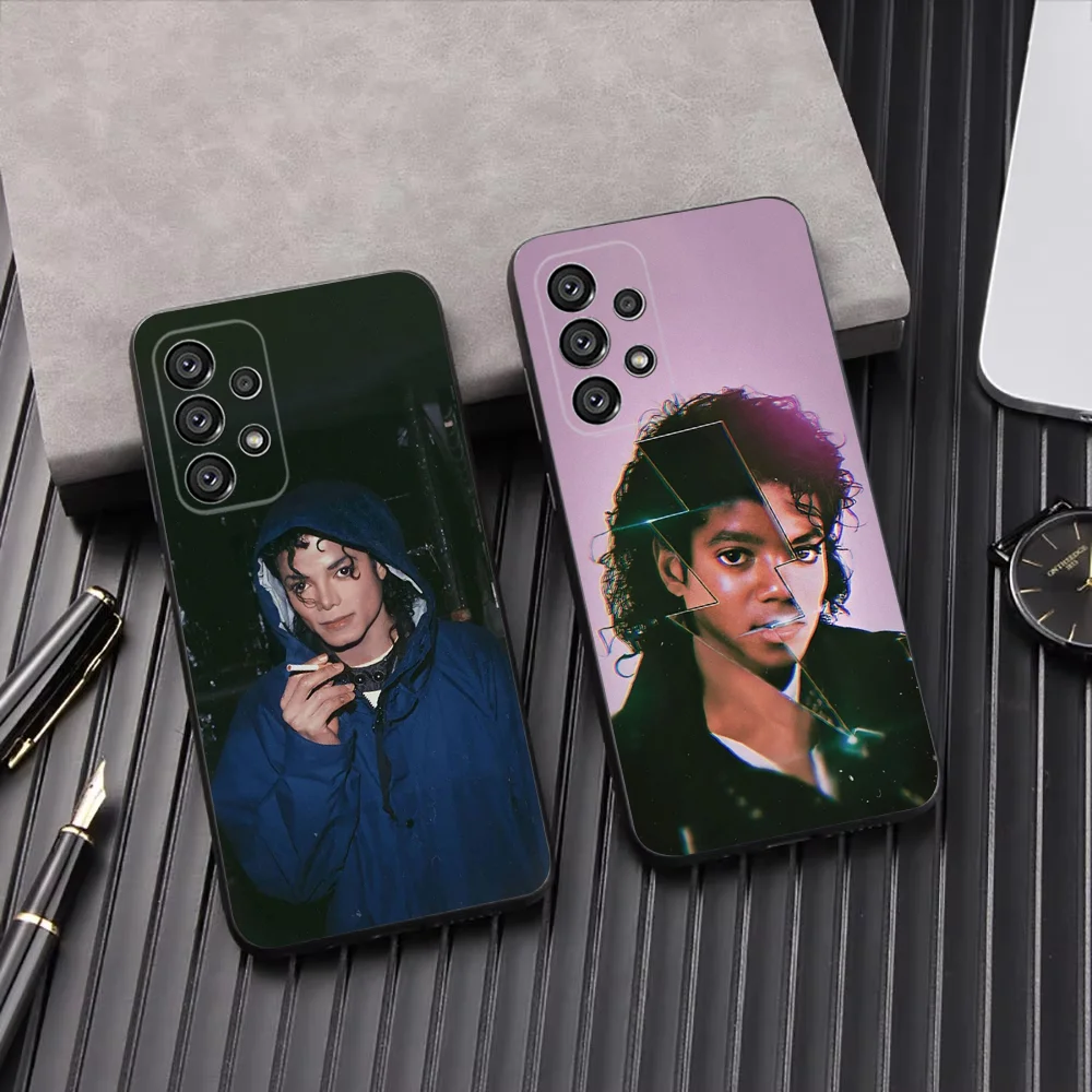 

Michael J-Jackson Phone Case For Samsung Galaxy A13,A21s,A22,A31,A32,A52,A53,A71,A80,A91 Soft Black Shell