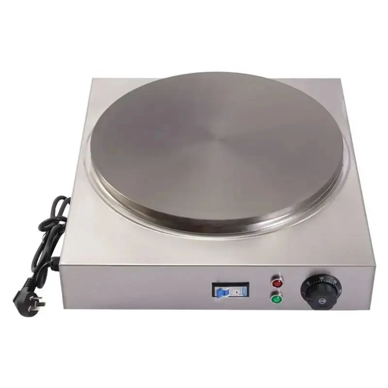 Commercial Industrial Non Stick Pancake Crepe Maker Stainless Steel Snack Equipment Food Processing hinery