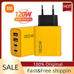 Xiaomi 120W Fast Charging Charger USB Charger Quick Charge QC3.0 USB C Cable Type C Cable For IPhone Huawei Samsung Mobile Phone