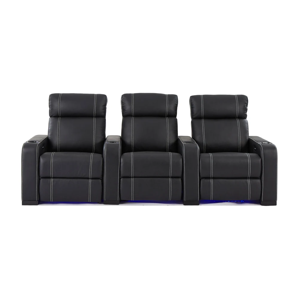 Home Theater Furniture Living Room Sectional Leather Sofa Set Cinema 2 3 Seater Sofa Recliner Cinema Sofa