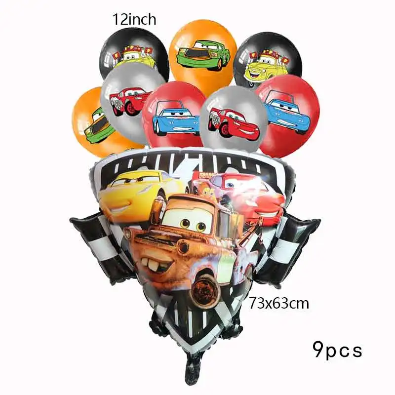 

Cars Balloon Boy Birthday Party Supply Home Decor Blue Ballon McQueen Racing Baby Shower Celebrate Victory Decoration