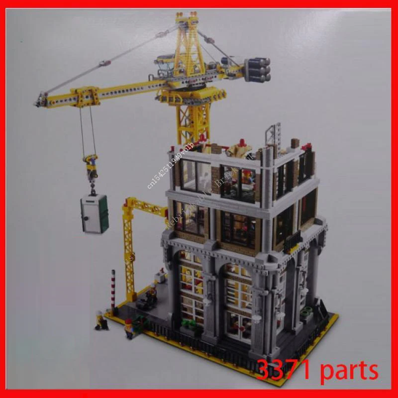 

Новые 3374 части, вид на городскую улицу и детали 501 Mini 910008, модульная модель на строительной площадке, строительные блоки, кирпичи для взрослых, игрушки