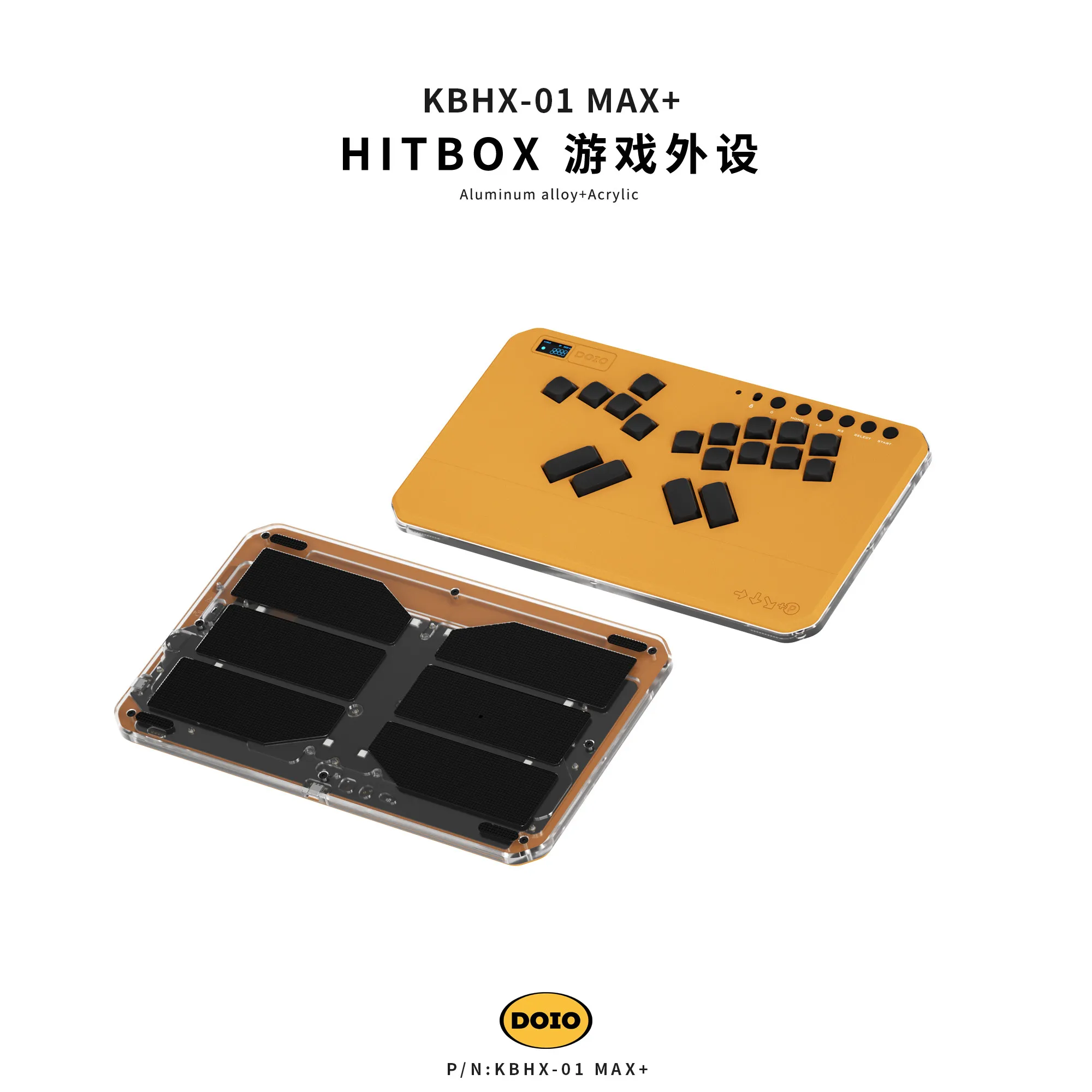 DOIO KBHX 01 MAX+ HITBOX Mechanical Switch Keyboard Spraying