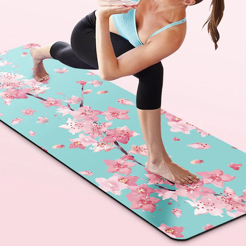 Lezyan-esterilla de Yoga profesional de goma Natural PU, absorbente de sudor, antideslizante, para gimnasia y Pilates