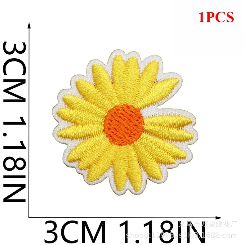 Exquisite Flower Embroidery Patch Sticker Bag Decoration Butterfly Bee Cloth Sticker Beautiful Sunflower Embroidery Chapter Boy