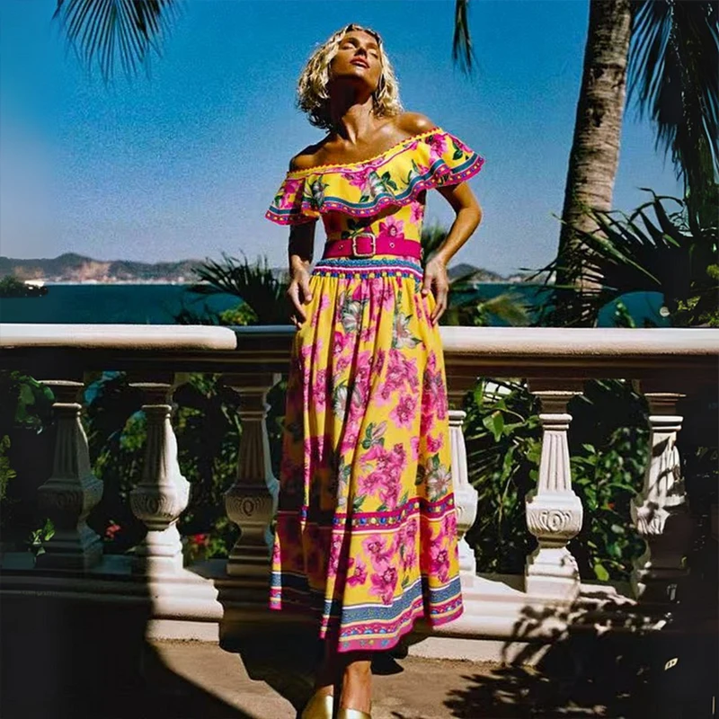 Bandeau Ruffled Push Up One Piece Swimsuit With Cover Up Sexy Swimwear Women 2025 Patchwork Swim Suits Bikinis Sliming Beachwear