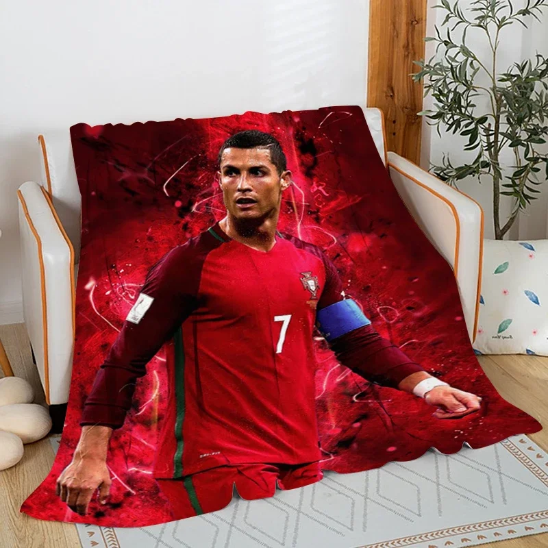 Fleece Blanket Sofa Winter C-Cristiano Ronaldo Microfiber Bedding King Size Warm Bed Camping Custom Nap Fluffy Soft Blankets