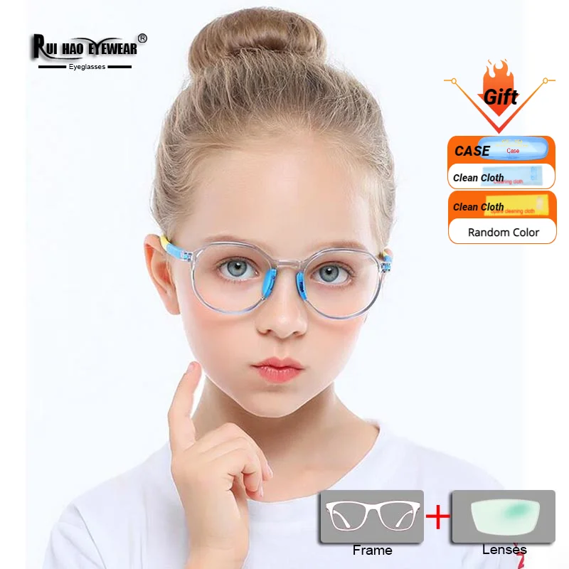 

Children Glasses Customize Prescription Eyeglasses Boy Girls Kids Eyeglasses Fill Resin Lenses Amblyopia Myopia Spectacles 2231