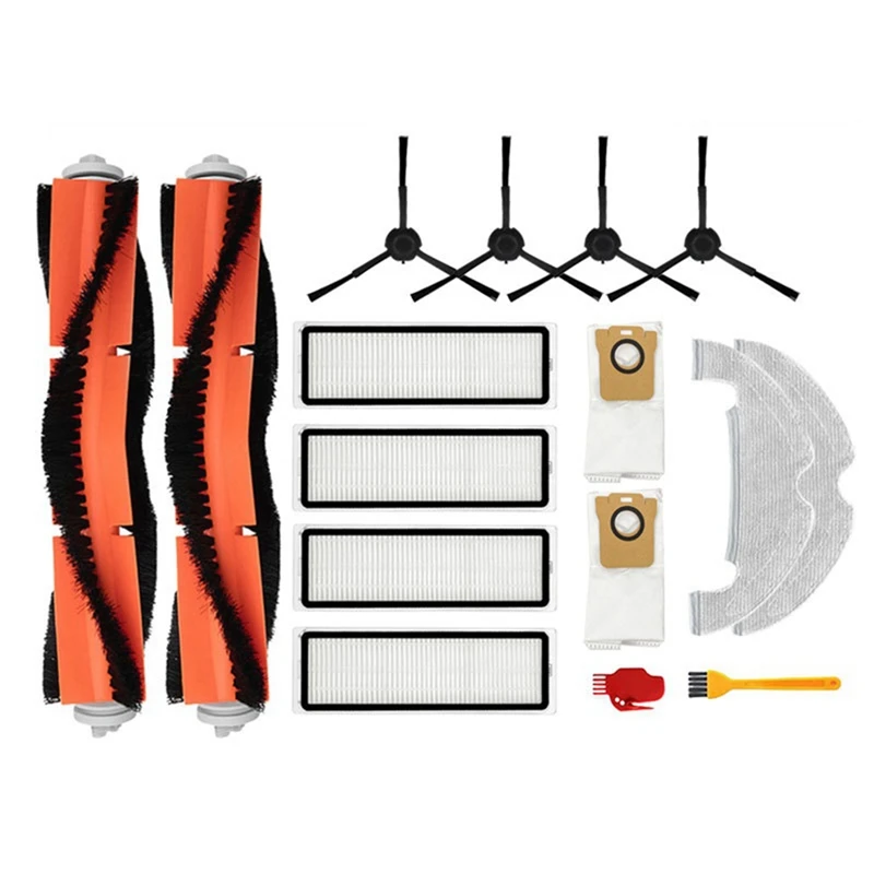 ตัวกรอง HEPA ฝุ่น Mop ผ้าหลักแปรงด้านข้างสําหรับ Xiaomi Mop 2 Ultra / STYTJ05ZHM เครื่องดูดฝุ่นอุปกรณ์เสริม