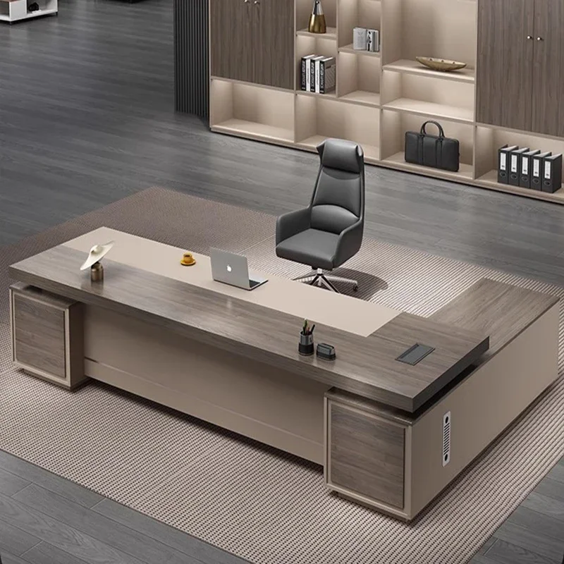 

Modern Desk Corner Office Supplies Accessories Desktop Minimalist Reception Study Table Professional Furniture Tavolino Tables