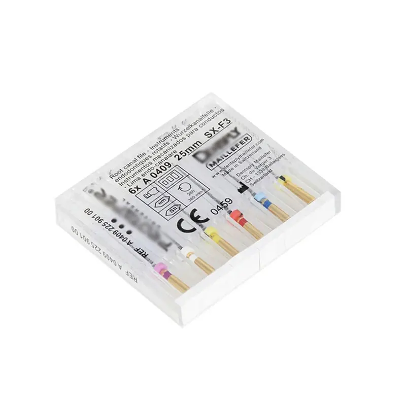 Spedizione gratuita SX-F3 file di endodonzia dentale da 25MM file universali DENSPLY Pro-Tape file endo di radice di odontoiatria