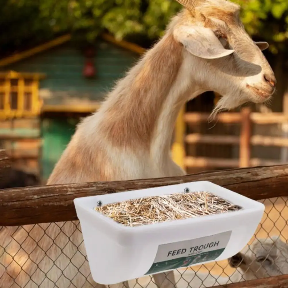 

Livestock Feed Container Hanging Chicken Feeders Livestock Feed Troughs Goat Supplies Essential for Efficient for Chicken