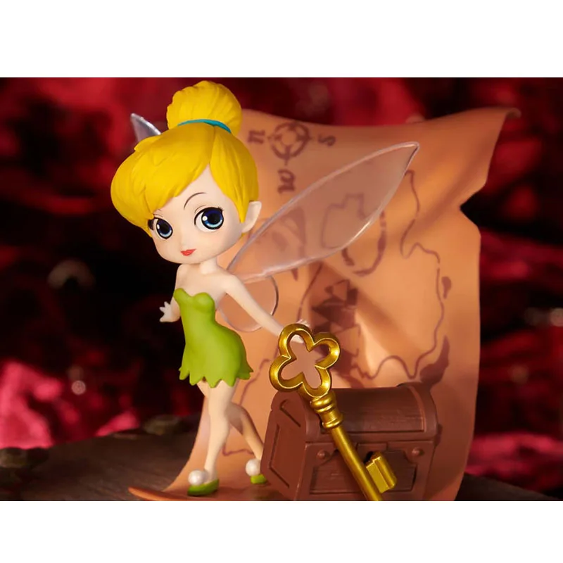 Disney Princess Tinker Bell Action Figures Toys Decoration Model Collectible Dolls Toys Gifts for Kids