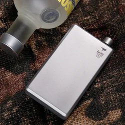 Portable 4oz Titanium Hip Flask Liquor Whisky Alcohol Cap Funnel Drinkware For Drinker Hip FlasK 120ml