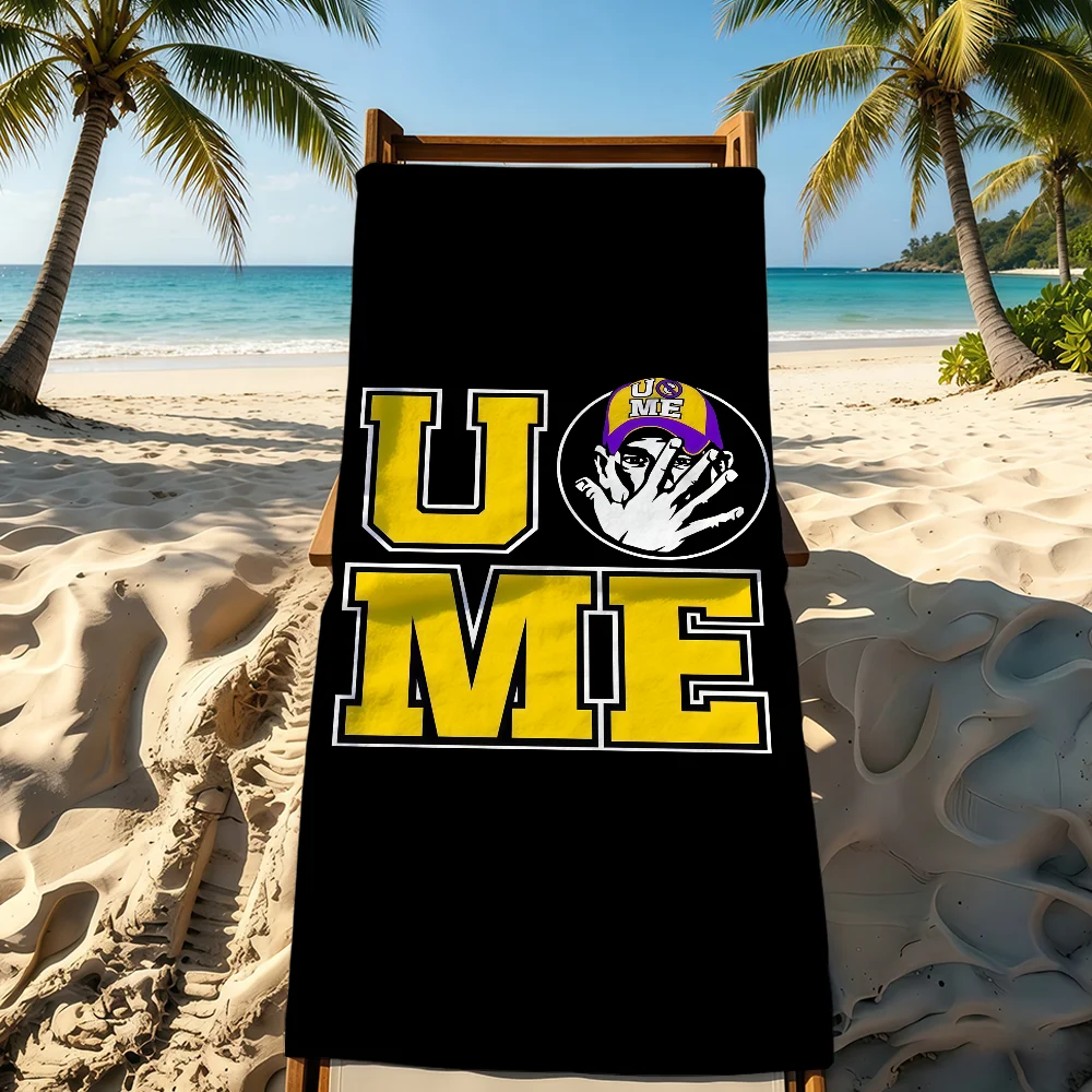 J-John C-Cena Wrestler Towel Towel Microfiber Soft Bath Towel For Travel Fitness Sauna Bathing Camping