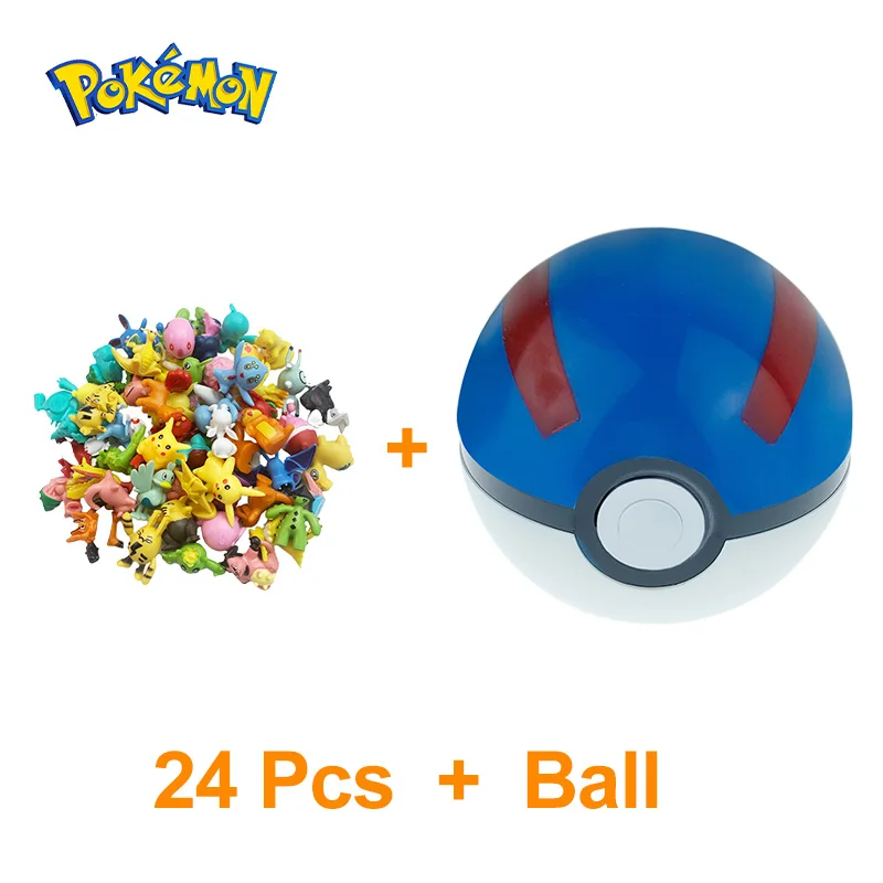 Pokemon Ball Elf Spielzeug Anime Actionfigur PokeBall Tasche Monster leerer Clip n Go Modell Pikachu Pokeball Kind Kind Weihnachten Gif