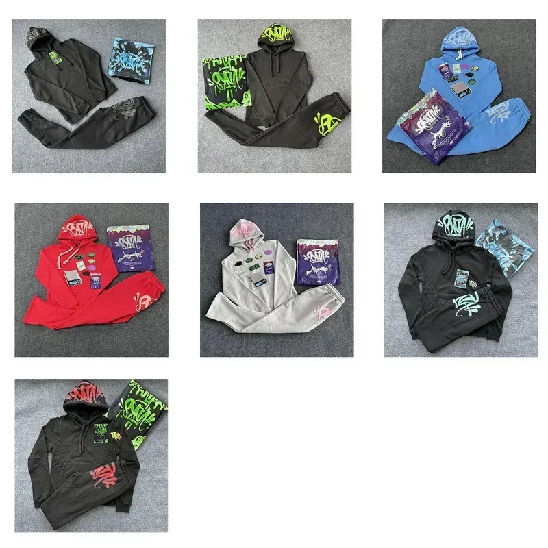 

qa156Cosnin Sy-world Fashion Street Casual Tracksuits Tops Long Pants Set Winter Cotton Hip Hop cosplay Men Women Hooded Sweatsh