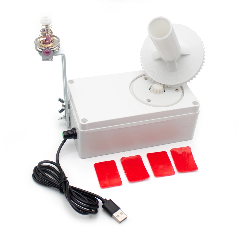 

Automatic Electric Yarn Winder USB-Powered Knitting Tool Adjustable Speed & Tension for Neat Yarn Balls