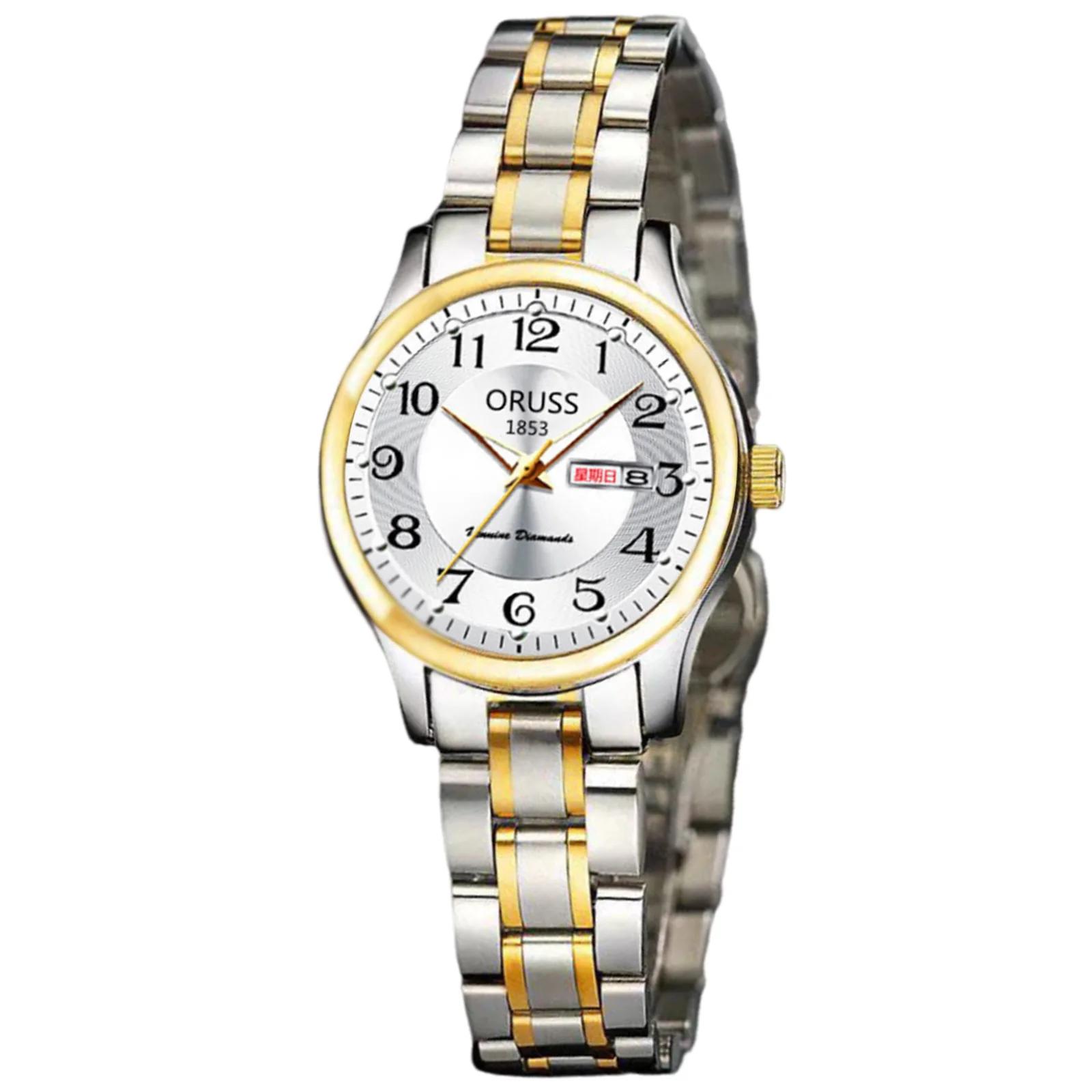 

Womens Essentials Quartz Watch Easy Read Round Dial High-End Ultra-Thin Quartz Watch for Working and Office