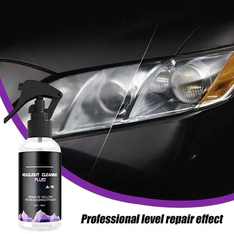 Car Headlight Repair Fluid 60cm Headlight Lens Restore Fluid Long-Lasting Headlights Polishing Restorer Effective Headlight Lens