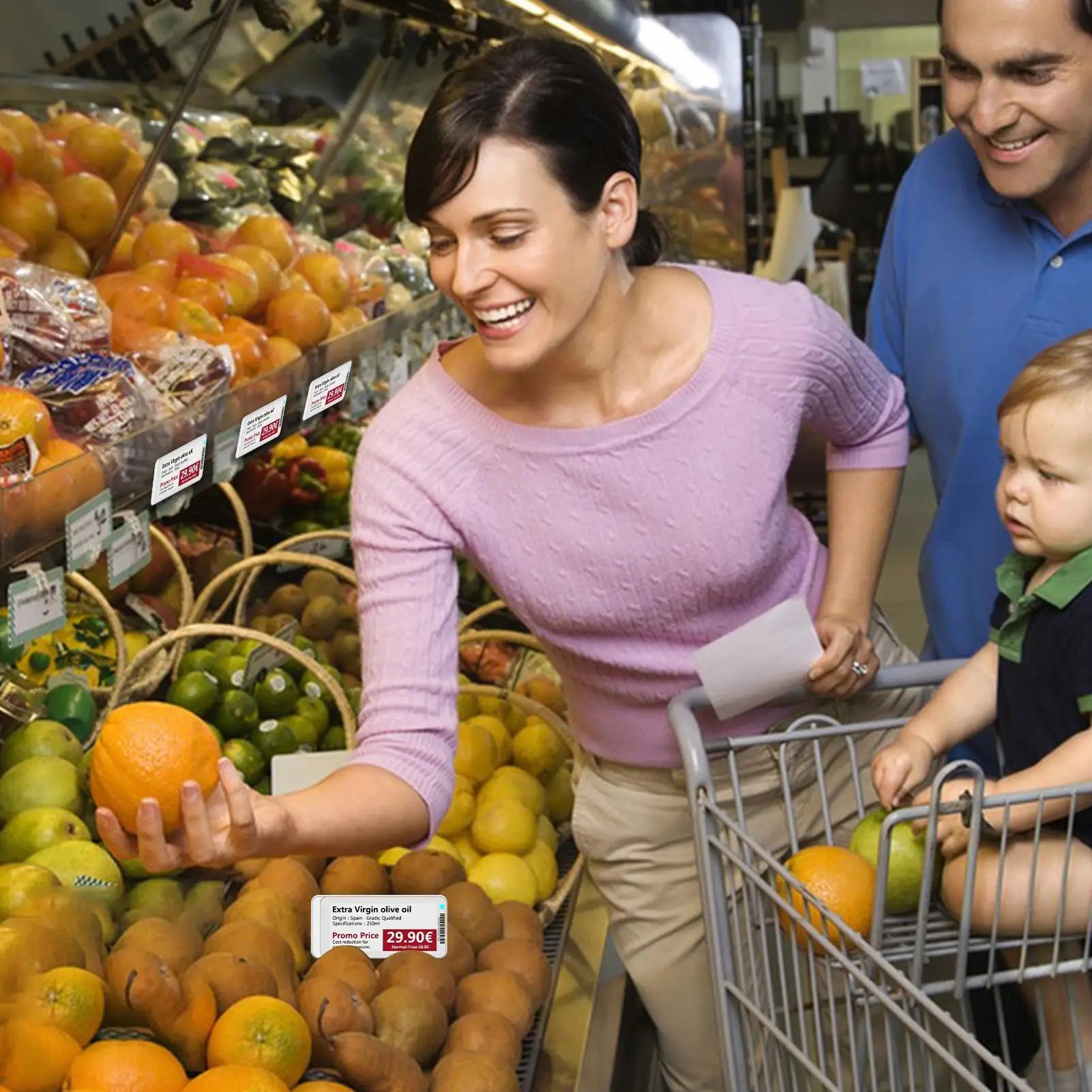 Retail Display System Electric Smart Control Signages Editable E-paper Screen For Offices Restaurant Indoor Outdoor Library