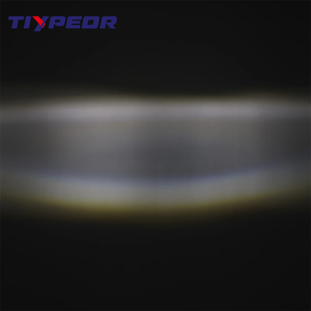 TIYPEOR Universal Headlight 5.75Inch DRL For Harley Iron 1200 883 Street Softail Dyna Projector Round LED Motorcycle Headlamp