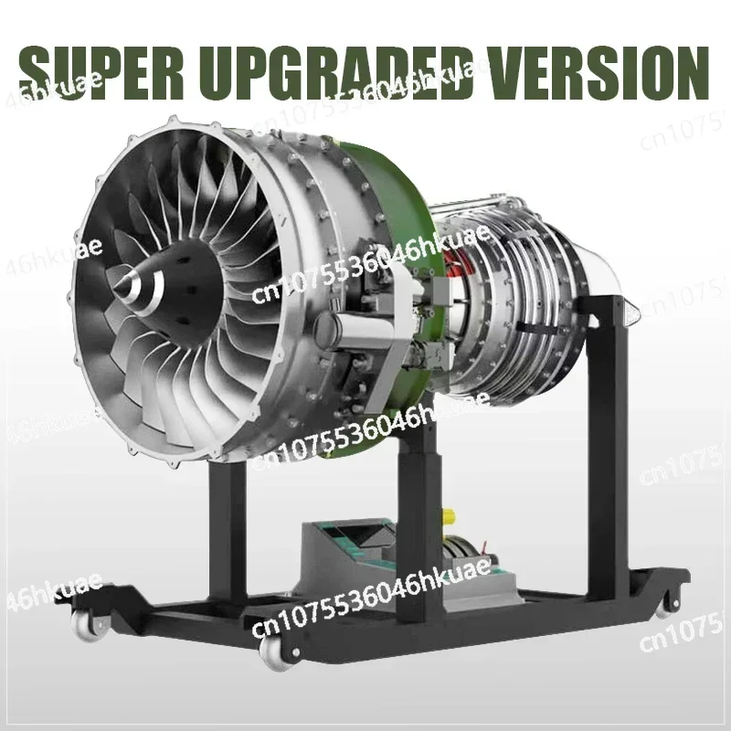 DIY Twin Spool Turbofan Engine Kits Assembly Toys 1/10 Electric Aircraft Engine Model Aviation Turbofan Engine Toy