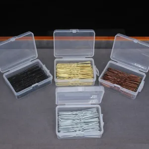 50pcs/box metal u shapedヘアクリップウェディングブライダルボビーピンアロイウーマンヘッドウェアヘアスタイルツールアクセサリー用のヘアピン 6ベストセールスブライダルヘアクリップ-4