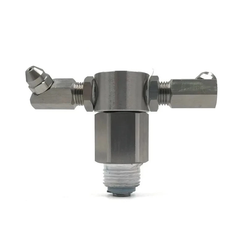 

Stainless Steel 360 1/2" Rotating Nozzle High Pressure Tank Cleaning Flushing Dust Removal Washing Machine Spray