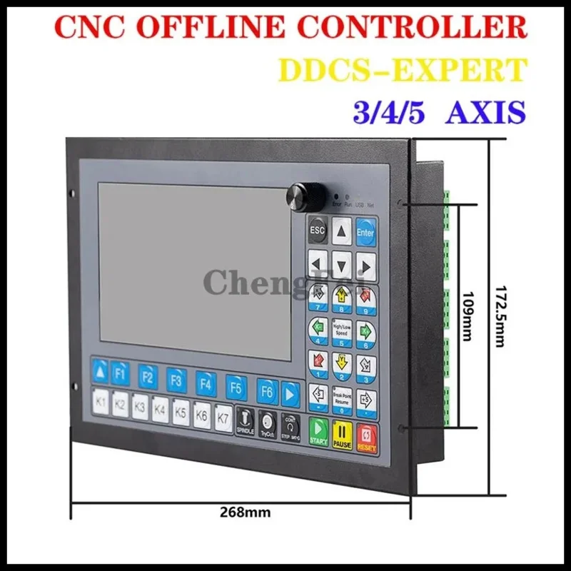 Upgraded Offline Controller DDCS EXPERT V2 M350 3axis 4axis 5axis 1MHz G Code For CNC Engraving Machine Milling Processing