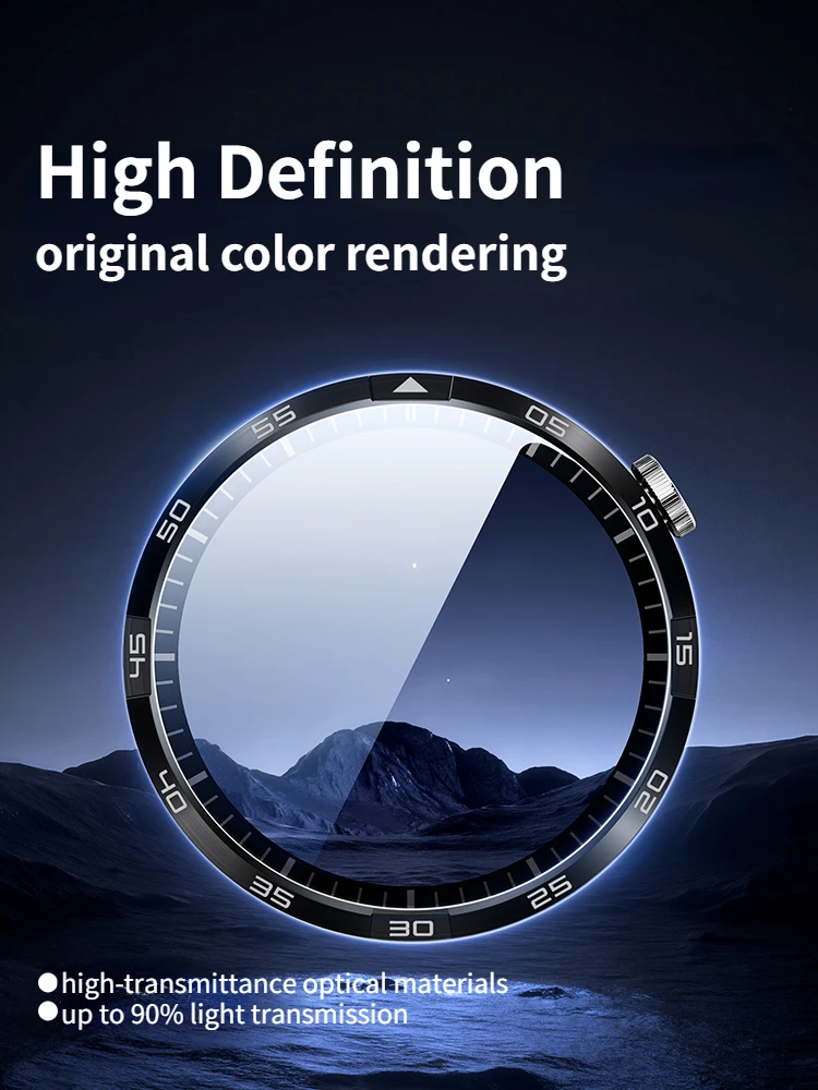 SmartDevil Smartwatch Tempered Glass Film for Huawei Watch GT4 46mm 41mm HD Full Cover Screen Protector Anti-fingerprint