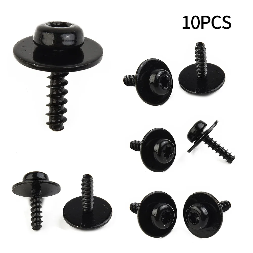 

10 Pcs Car Screw Bolt Under Engine Shield Air Dam Deflector Torx Screw Bolt For Ford Focus Escape Car Replacement Part