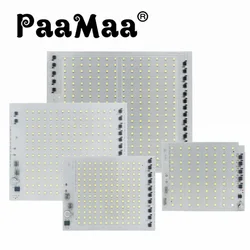 PaaMaa LED Lamp Chip SMD2835 Light Beads AC 220V 10W 20W 30W 50W 100W 150W 200W DIY For Outdoor Floodlight Cold White Warm White