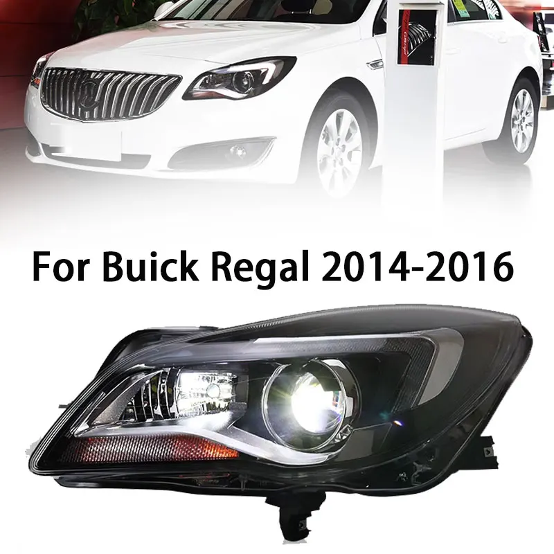 

Cars Head Lamp for Buick Regal LED Headlights 2014-2016 Head Lamp Car Styling DRL Signal Projector Lens Automotive Accessories